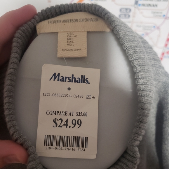 Frederik Anderson Copenhagen Men's Large Zip-Up Sweater - Picture 4 of 4